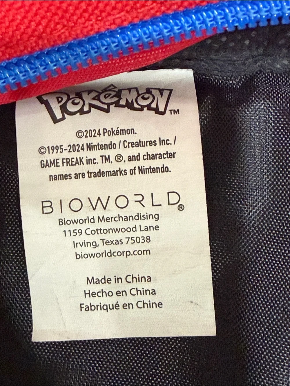 Pokemon Backpack Pikachu Charmander Squirtle Bulbasaur Kids School Bioworld